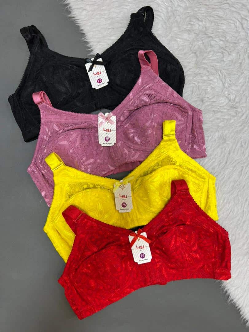 سوتین دانتل  زیر نخ دستک دو لایه با کیفیت