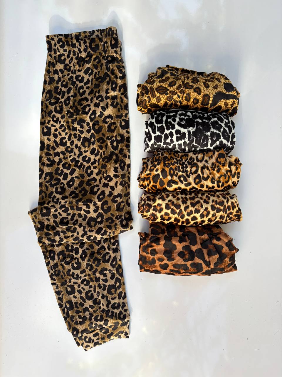 شلوار زنانه مخمل پلنگی