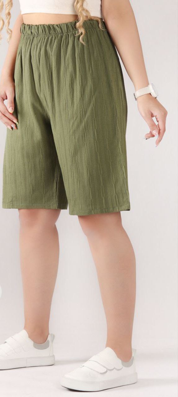 شلوارک زنانه جنس کراش نخی