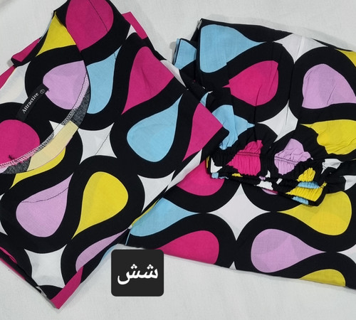 ست تیشرت و شلوار نخی تایلندی زنانه