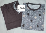 ست تیشرت و شلوار زنانه با کیفیت جنس کبریتی ریز اعلا